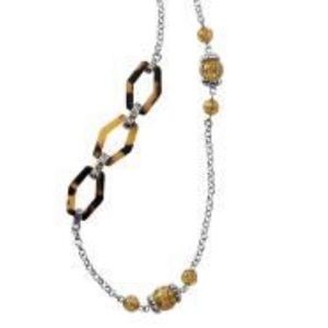 Lia Sophia Urban Jungle Tortoise Shell Necklace
